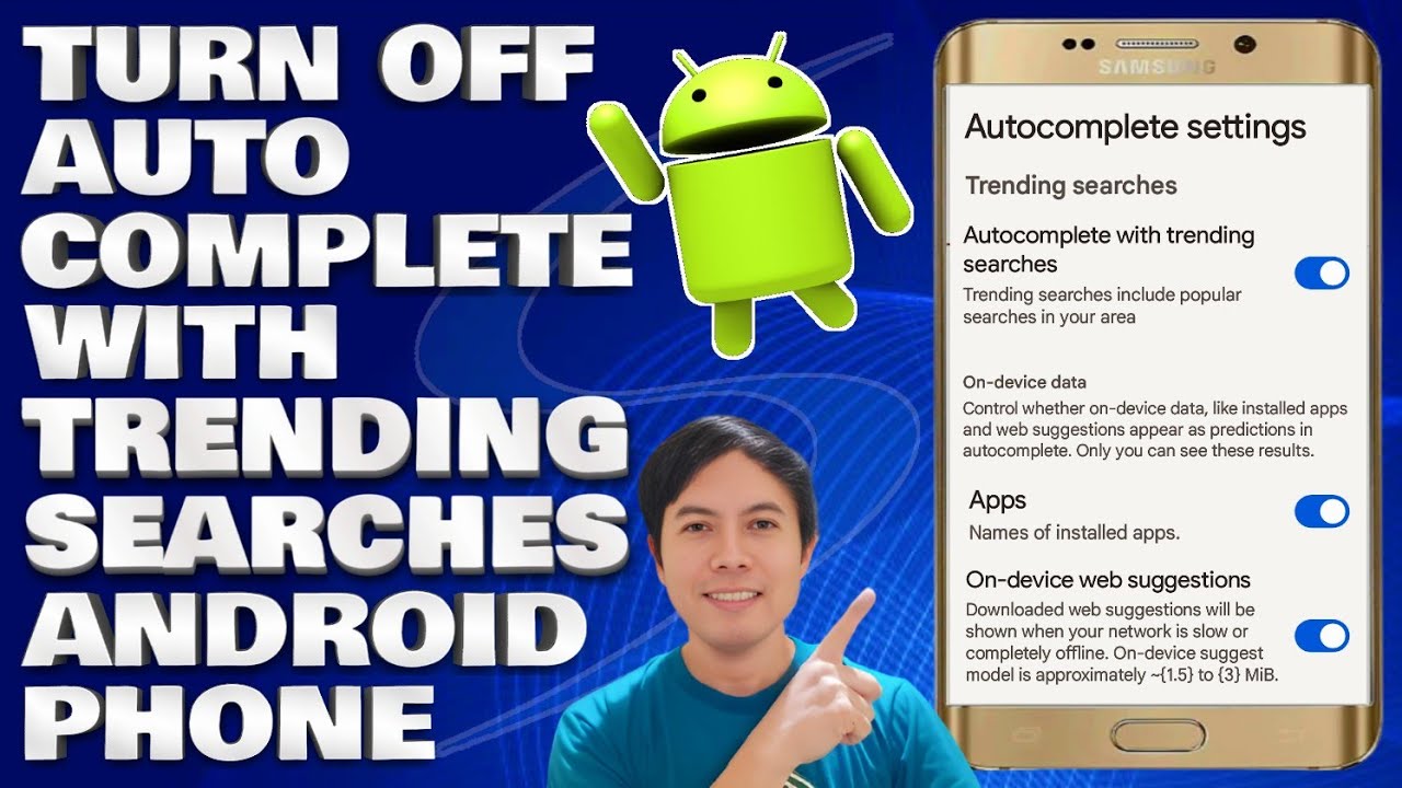 How To Turn Off Autocomplete With Trending Searches on Android Phone