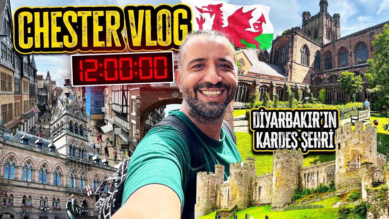 12 Saatte Chester | Diyarbakır'ın Kardeş Şehri Chester Gezi Videosu #6