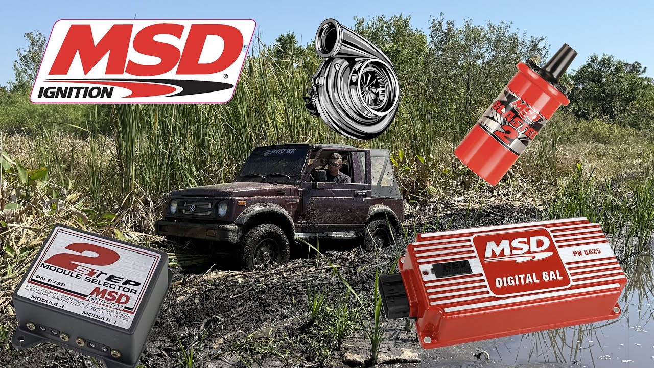 Как установить зажигание MSD и двухступенчатый модуль MSD на Suzuki Samurai #msd #turbo #suzukisa...