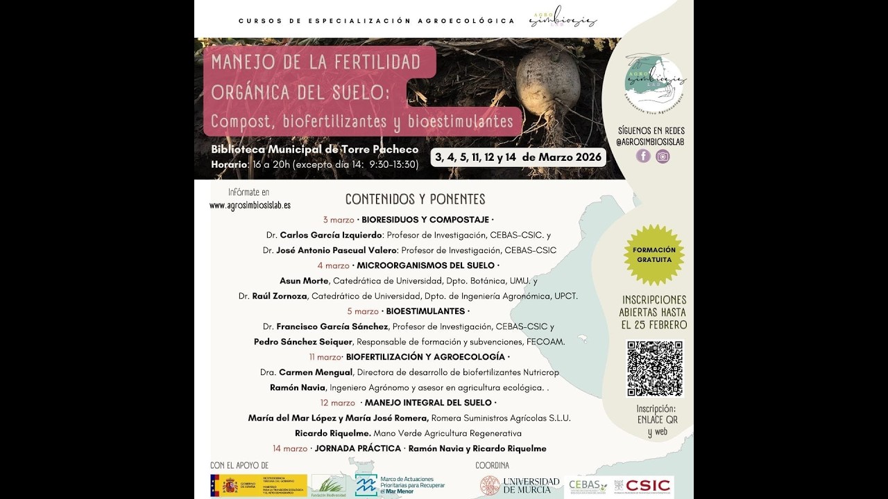 BIORESIDUOS Y COMPOSTAJE. MANEJO DE LA FERTILIDAD ORGANICA DEL SUELO. MARZO 2026. AgrosimbiosisLab