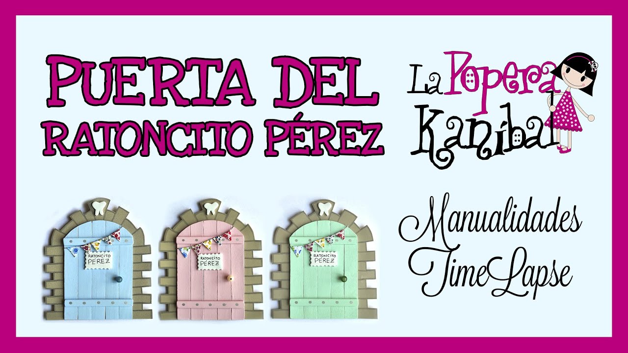 Como hacer la PUERTA del RATÓN PÉREZ 🐭🦷 MANUALIDADES en TIMELAPSE ⌛