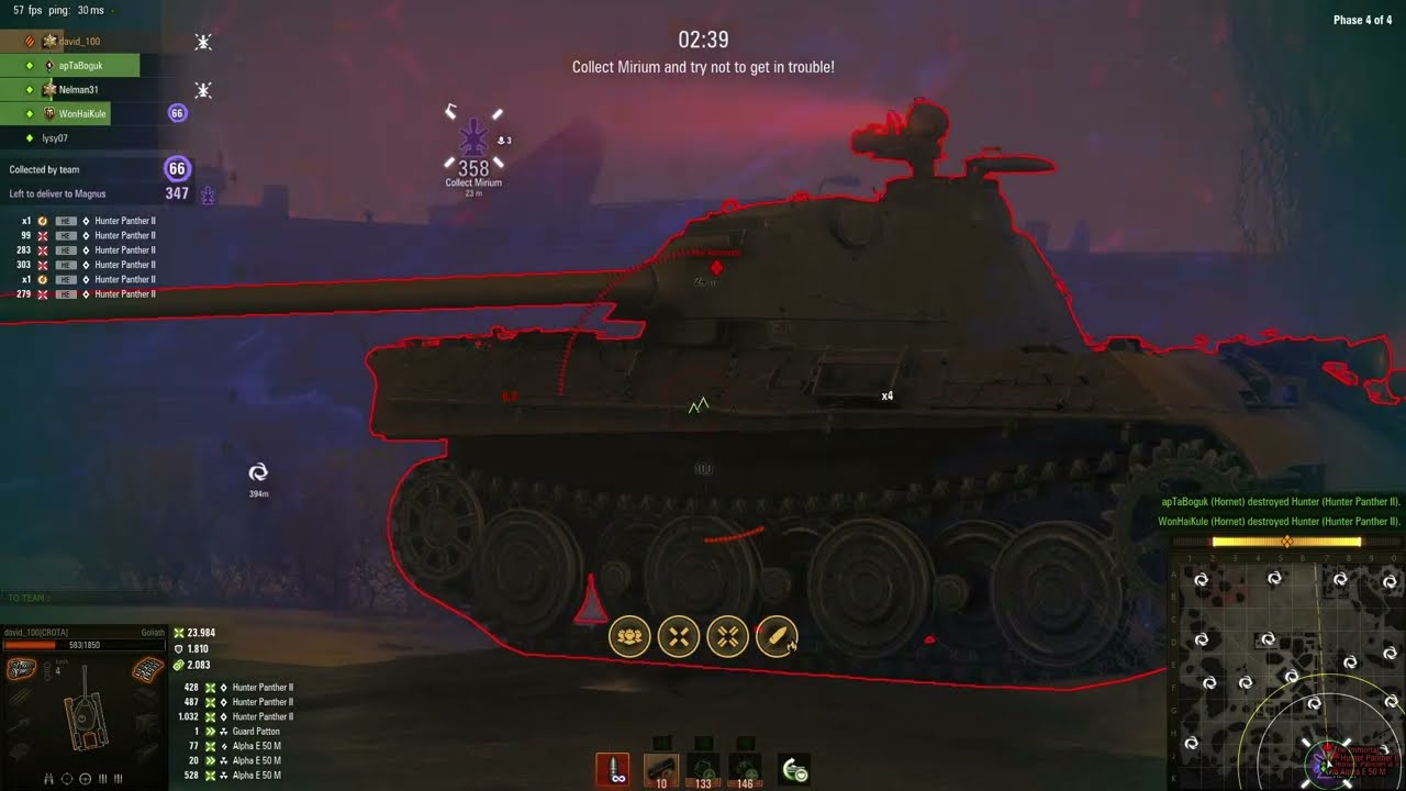 World of Tanks - Mirny-13: Goliath gameplay – Reaching Fourth Phase on Maximum Risk