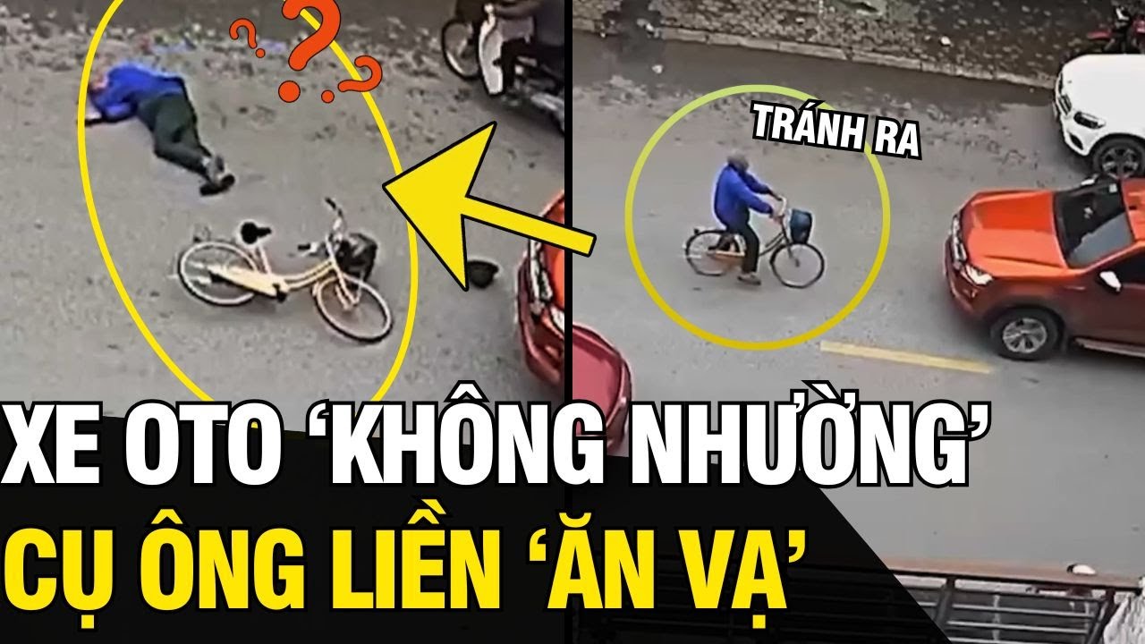 Mặc dù ĐI XE LẤN LÀN nhưng vẫn bắt ô tô NHƯỜNG ĐƯỜNG, cụ ông nằm ĂN VẠ và cái kết | Tin Ngắn 3 Phút