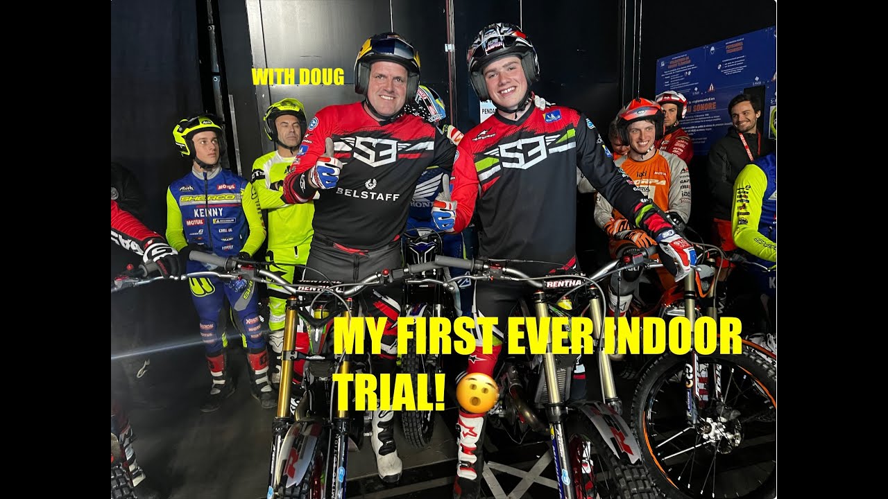 ALFIE LAMPKIN - MY FIRST EVER INDOOR TRIAL TEAMED WITH DOUGIE LAMPKIN 🇫🇷