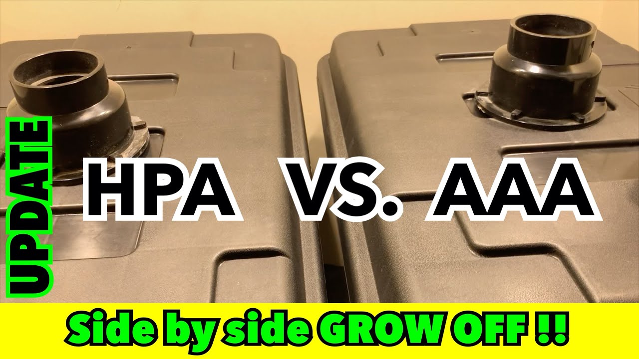 HPA vs AAA Grow Off  (High Pressure Aero vs Air Atomized Aero)