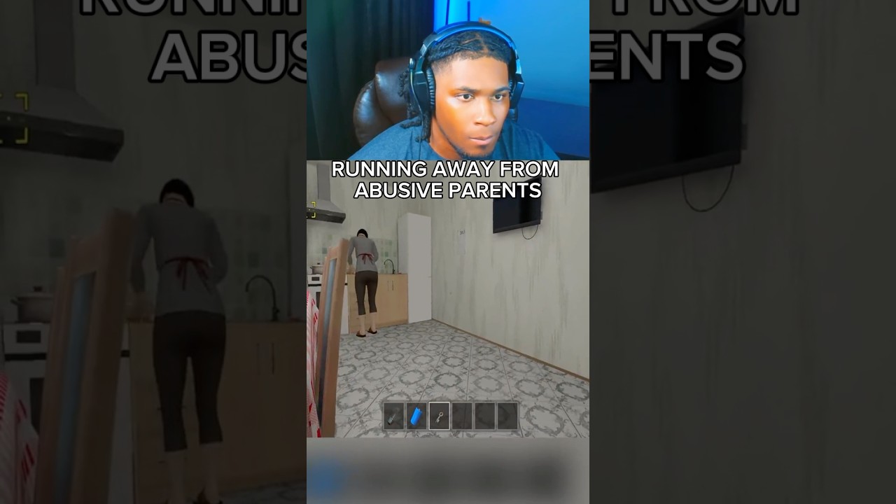 RUNNING AWAY FROM ABUSIVE PARENTS #gaming #trending #shorts