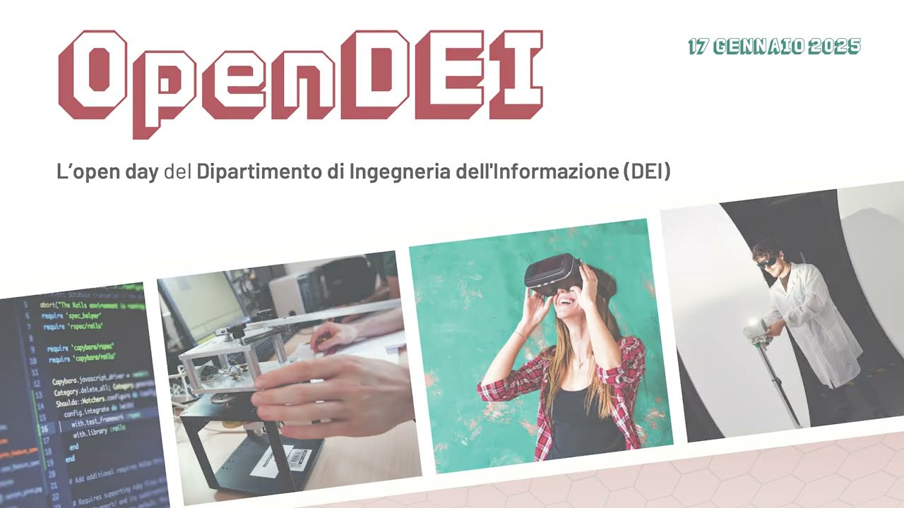 OpenDEI - Presentazione Lauree del Dipartimento di Ingegneria dell'Informazione | 17/01/2025
