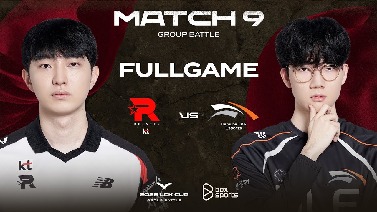 KT vs HLE | Full Game 1, 2 | Match 9 | 2025 LCK Cup Group Battle