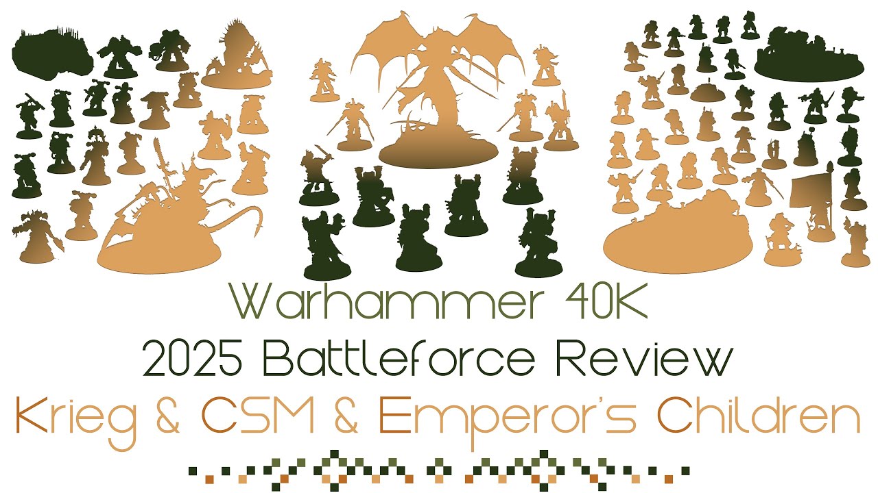 Обзор Warhammer 40K 2025 Battleforce | Криг, CSM и EC | Экономия, очки, улучшения и многое другое