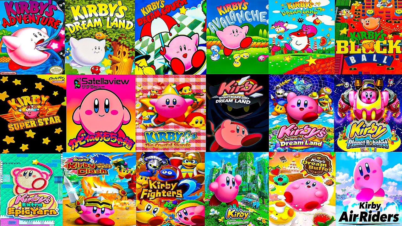 Эволюция игр KIRBY (1992–2025)