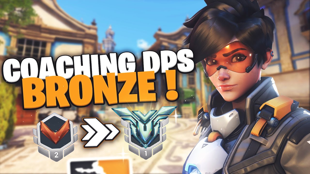Un TOP DPS FR me coach sur TRACER (je suis bronze c'est chaud)