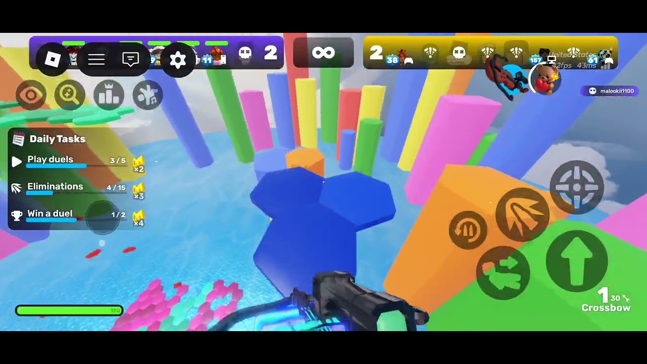 New spleef game mode in rivals!