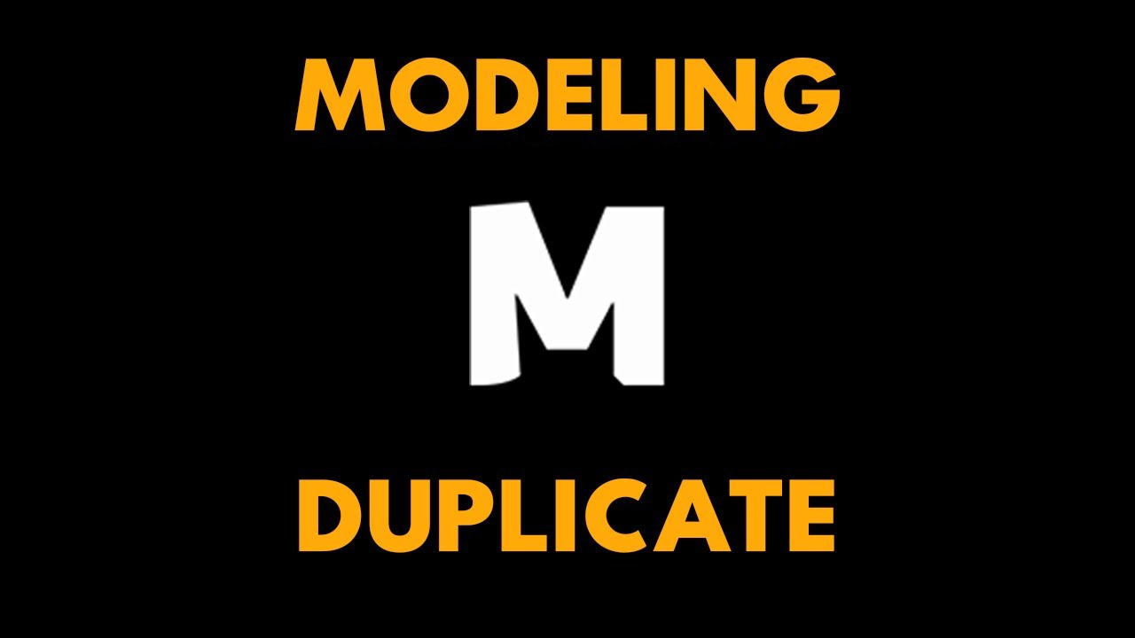 Maya Modeling Tutorial - Duplication