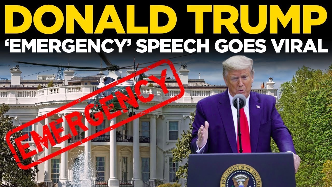 Trump Speech Live | US President Drops Bombshell | Trump's Shocking Message To America | US News