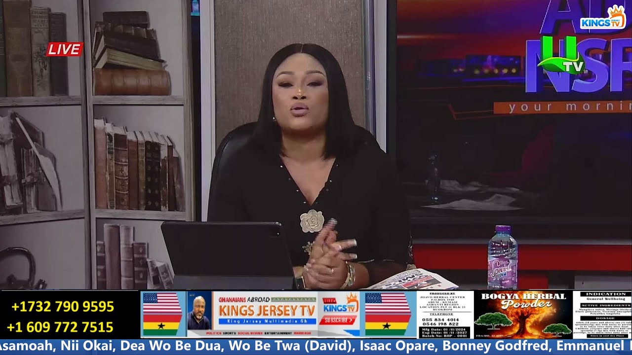 ADEKYEE NSOROMA WITH KINGS JERSEY FAMILY IS LIVE