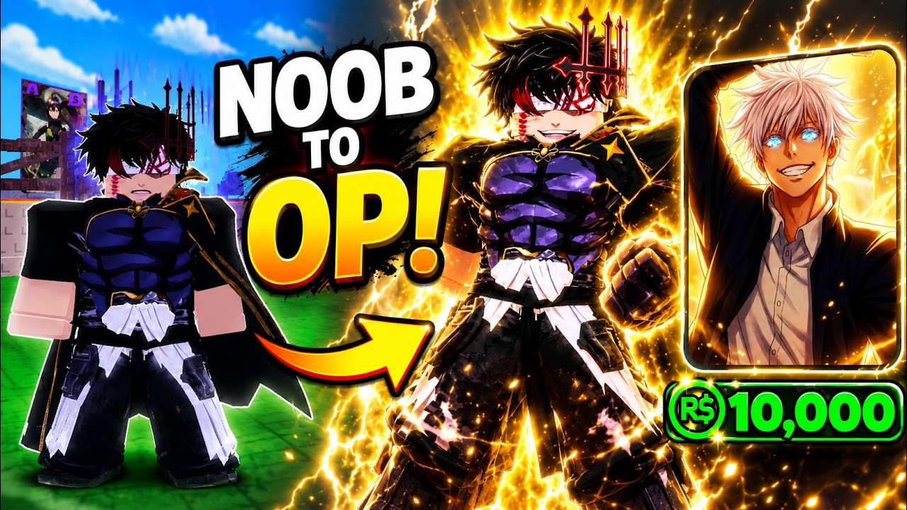 Starting as a Noob WITH OP CARD in Anime Card Farm -Roblox