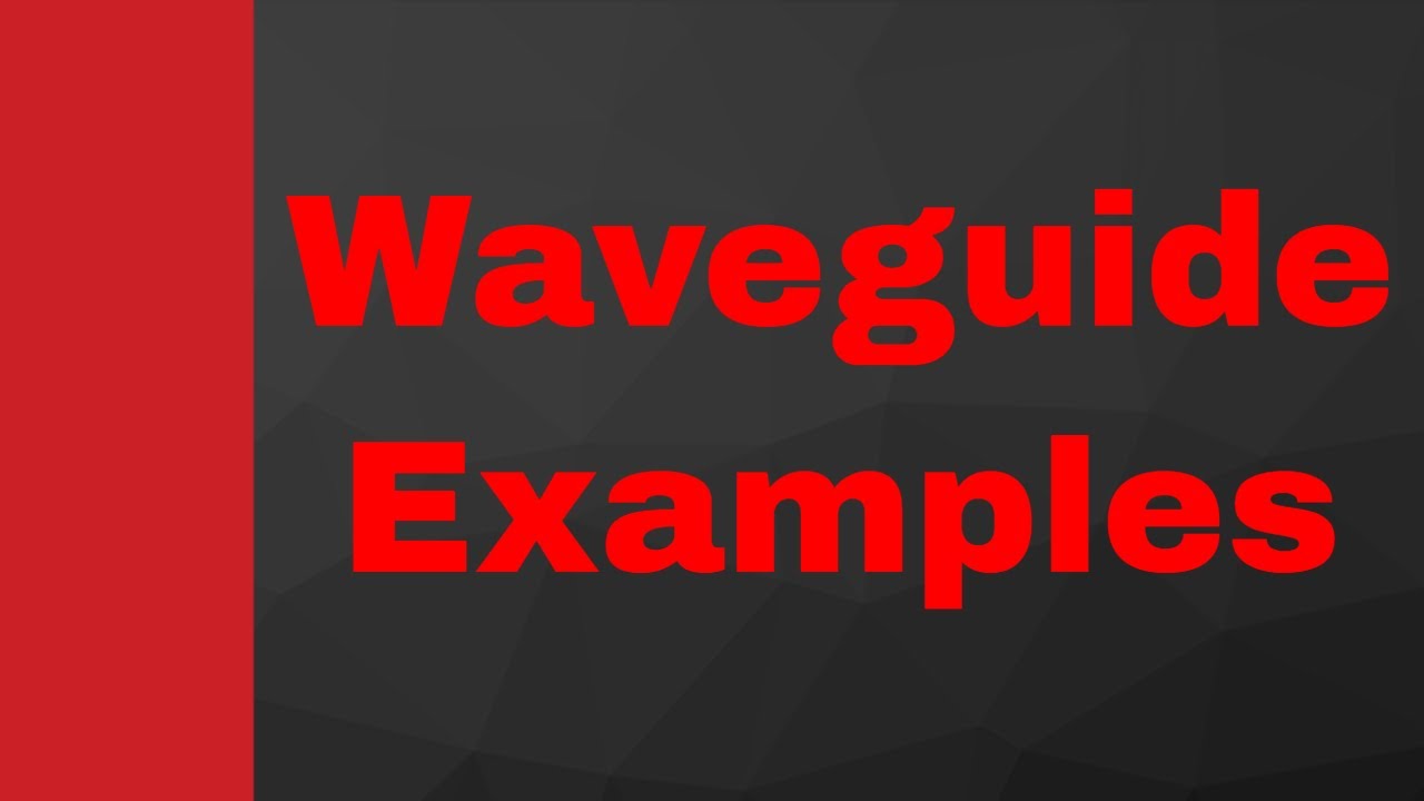 Waveguide Example in Microwave Engineering by Engineering Funda
