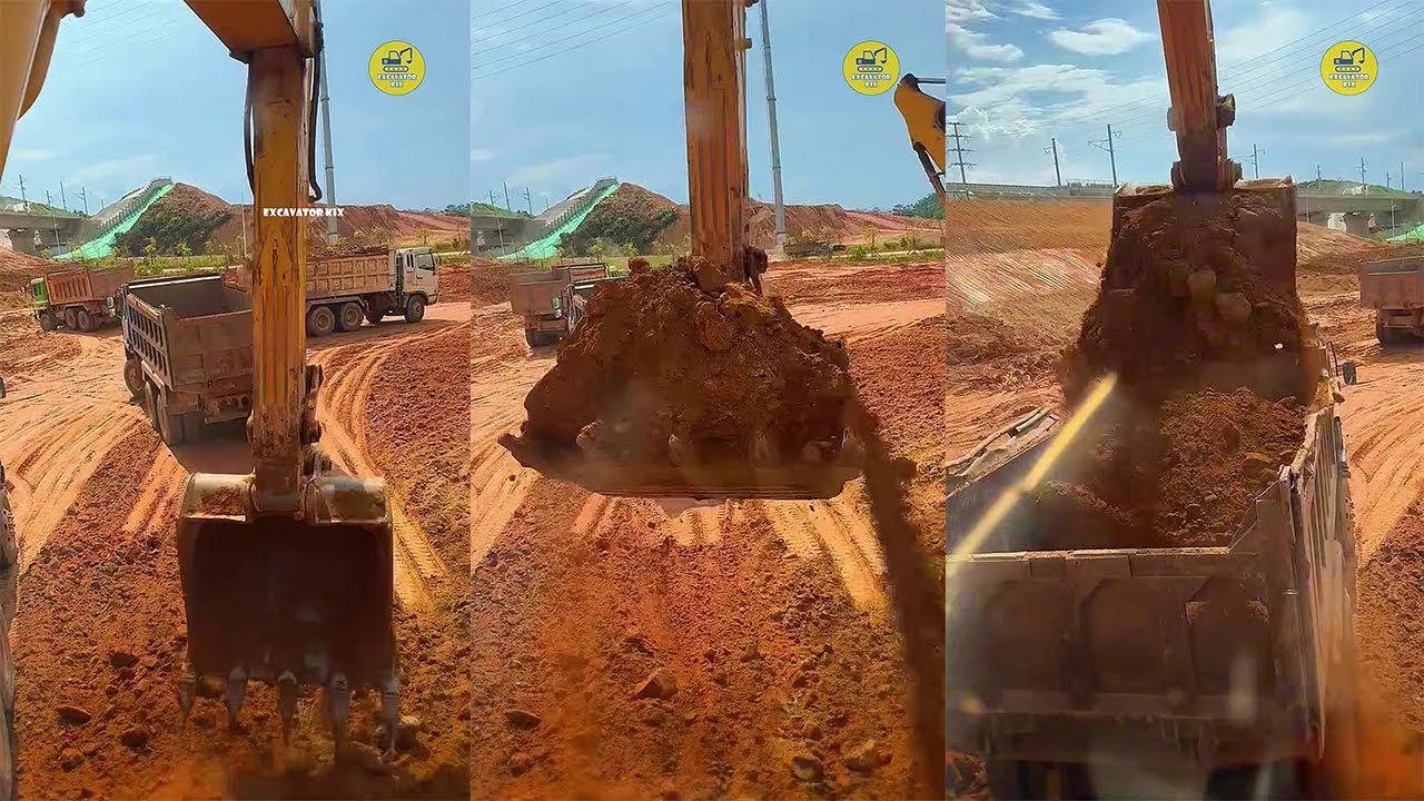 How To Excavators Load Soil Onto Trucks Professionally P1604