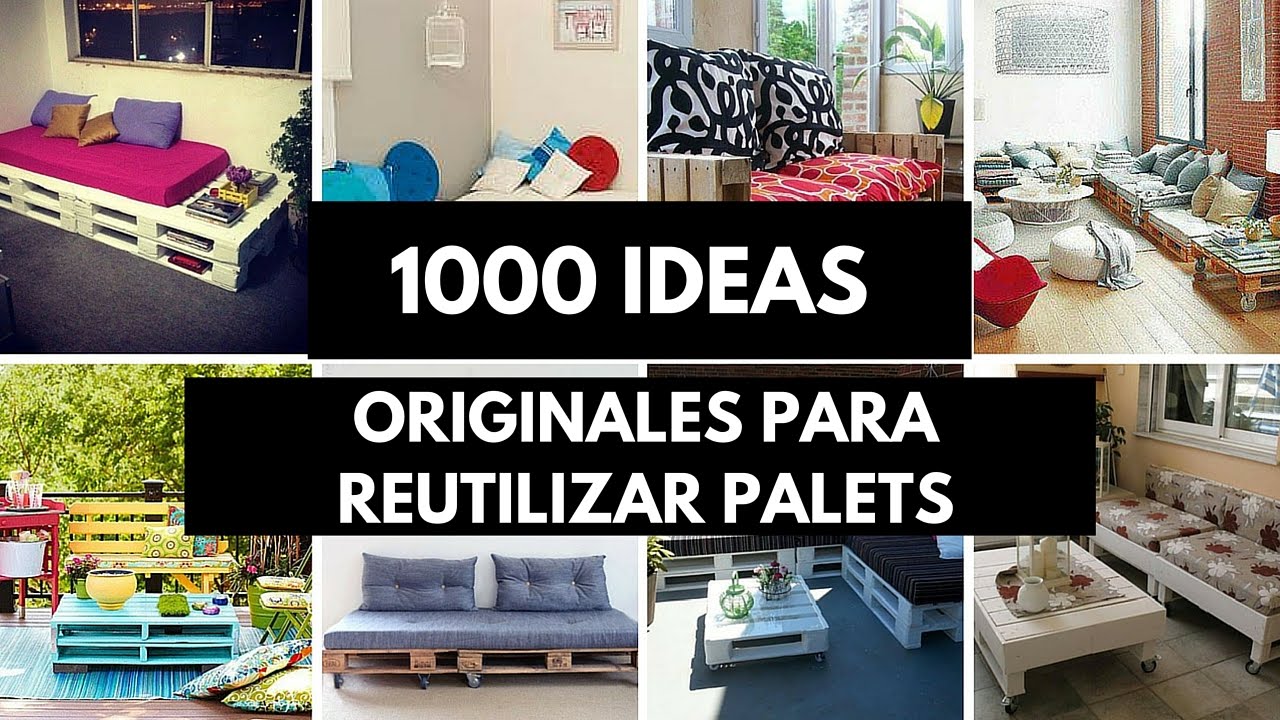 1000 ideas originales para reutilizar palets