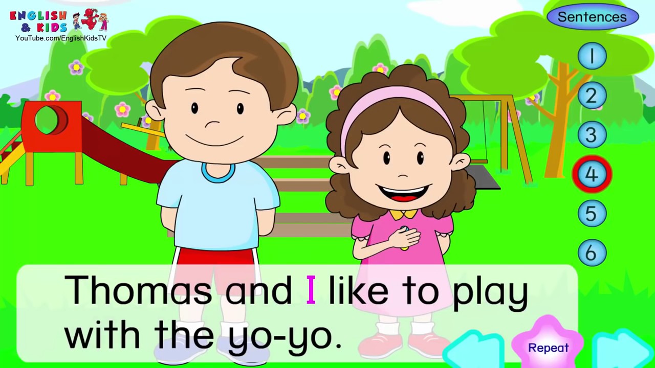 Simple English Conversation Dialogues for Kids +Children with Subtitle   English for Children +Kids