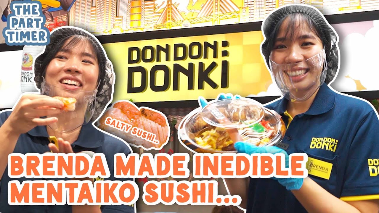 Неполный рабочий день: Бренда готовит вам бэнто и суши в Don Don Donki