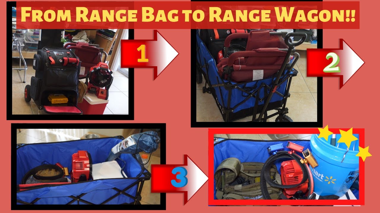The Best Set-up to Carry Competition Gear |  Beach Wagon for Shooting Matches