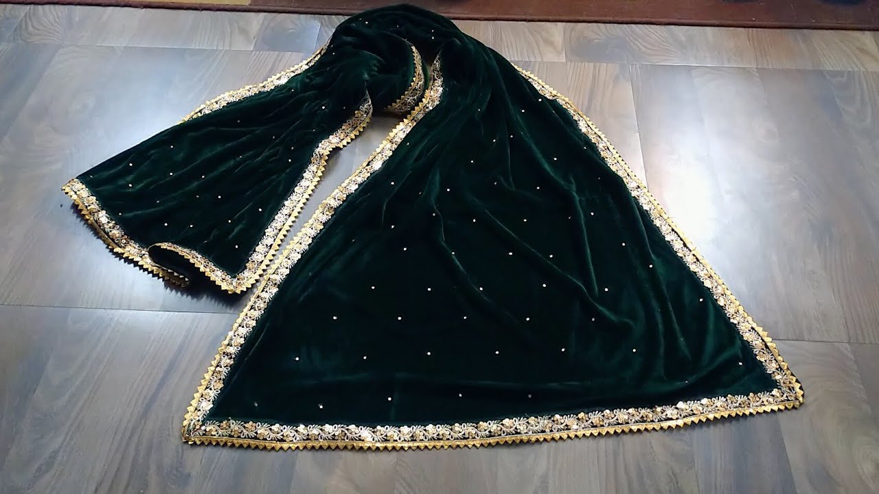 velvet shawl || how to make ur own customized velvet shawl || velvet shawl making at home #velvet