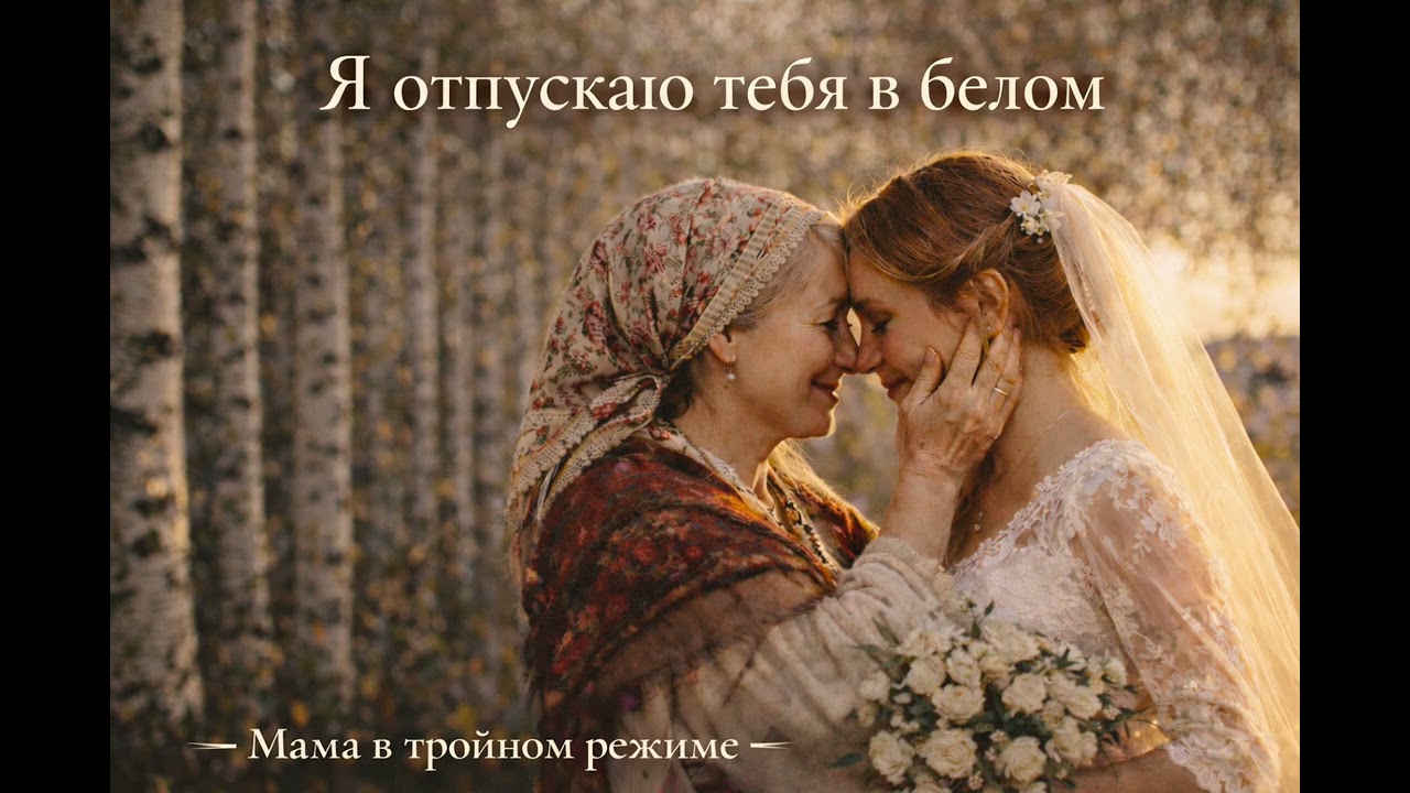 «Я отпускаю тебя в белом» — трогательная свадебная песня для выхода невесты и танца с мамой.