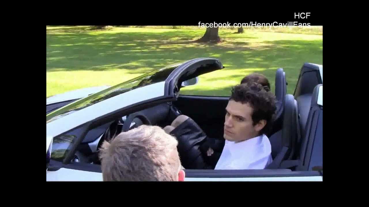Henry Cavill, driver of the McLaren #12CSpider, at Windsor Concours d'Elegance