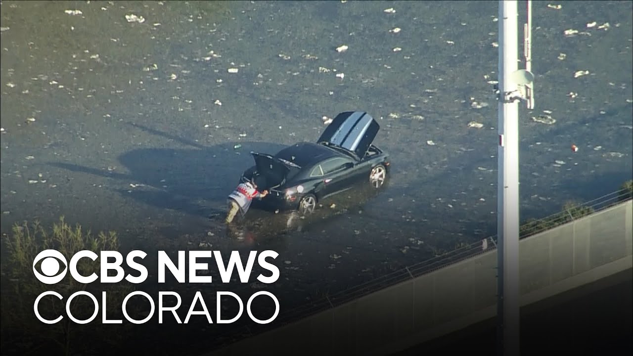 Video shows flooded streets, piles of hail in Colorado city after severe storms