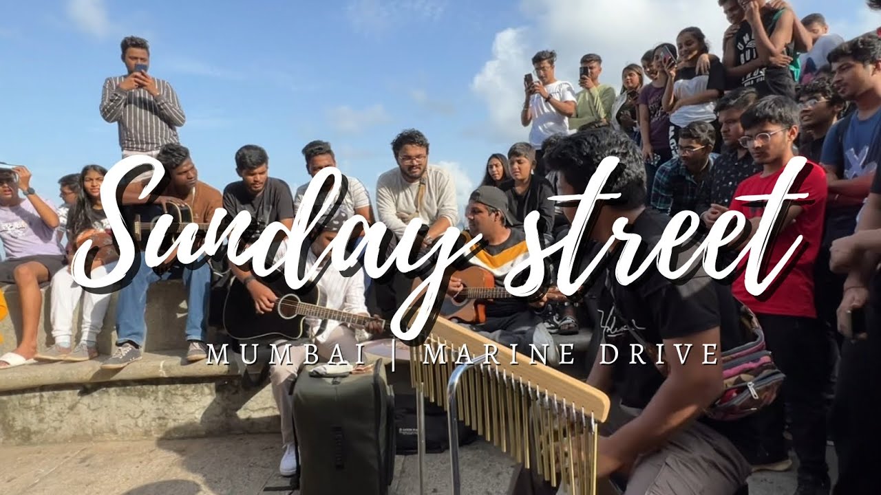 Mumbai | Marine Drive | Sunday Street | Live Singing