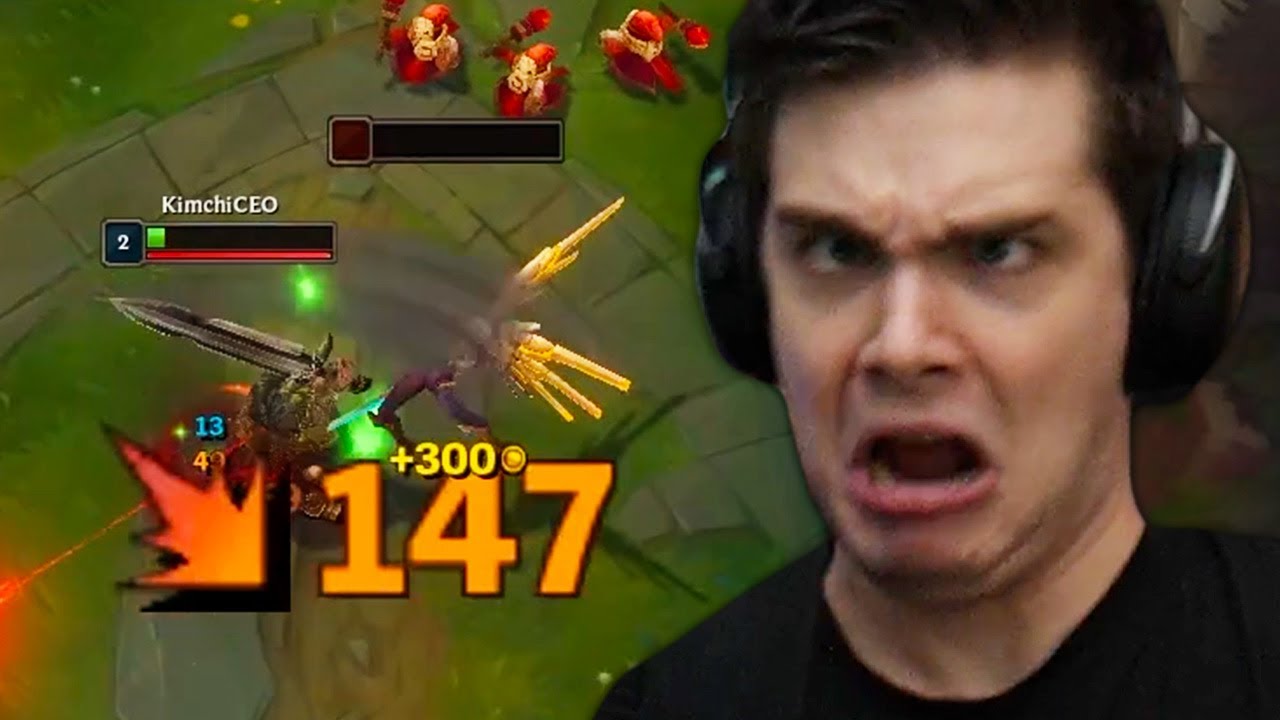 Tohle dělá Tryndamere už na levelu 1 😳