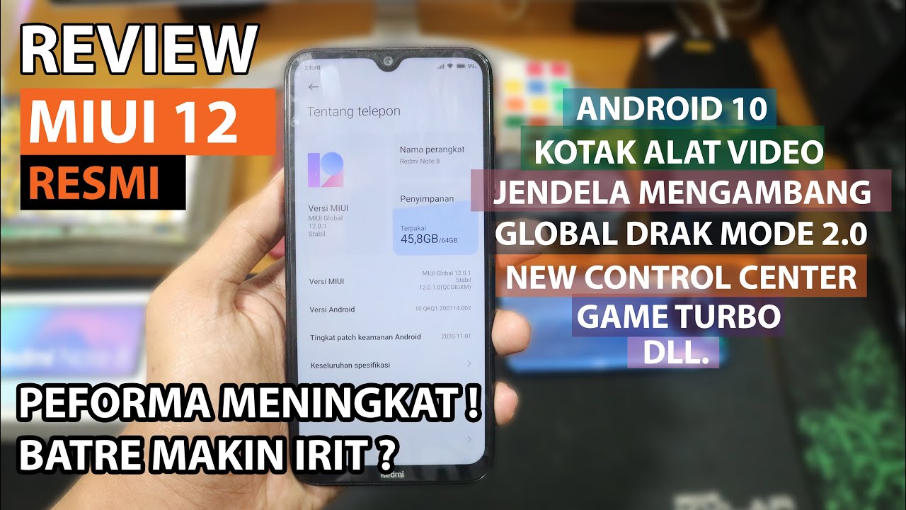 Review MIUI 12 di Redmi Note 8 | Bahas Fitur Baru dan Peforma + Daya Tahan Batre | Jadi Overpower !?