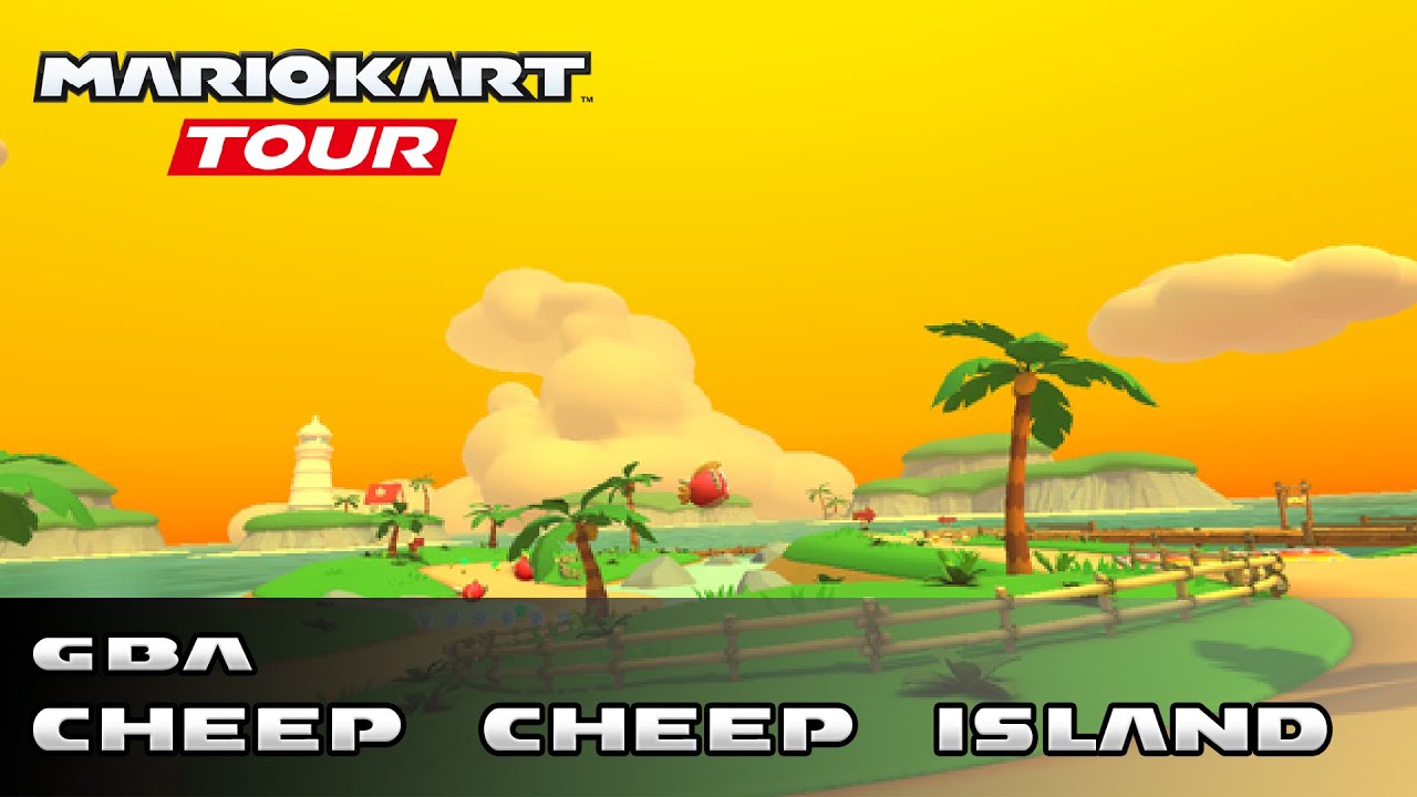Mario Kart Tour - GBA Cheep-Cheep Island (All Variants)