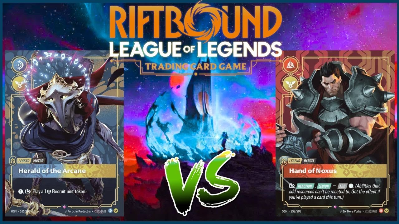 ВИКТОР ПРОТИВ ДАРИУСА | RIFTBOUND: LEAGUE OF LEGENDS TCG | КАЗУАЛЬНЫЙ ГЕЙМПЛЕЙ | ОДИНОЧНАЯ ИГРА