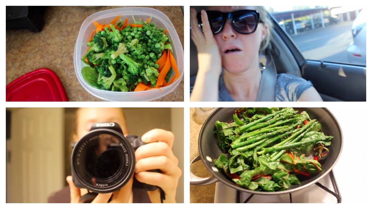 what I ATE TODAY - lots of HEALTHY GREEN STUFF!