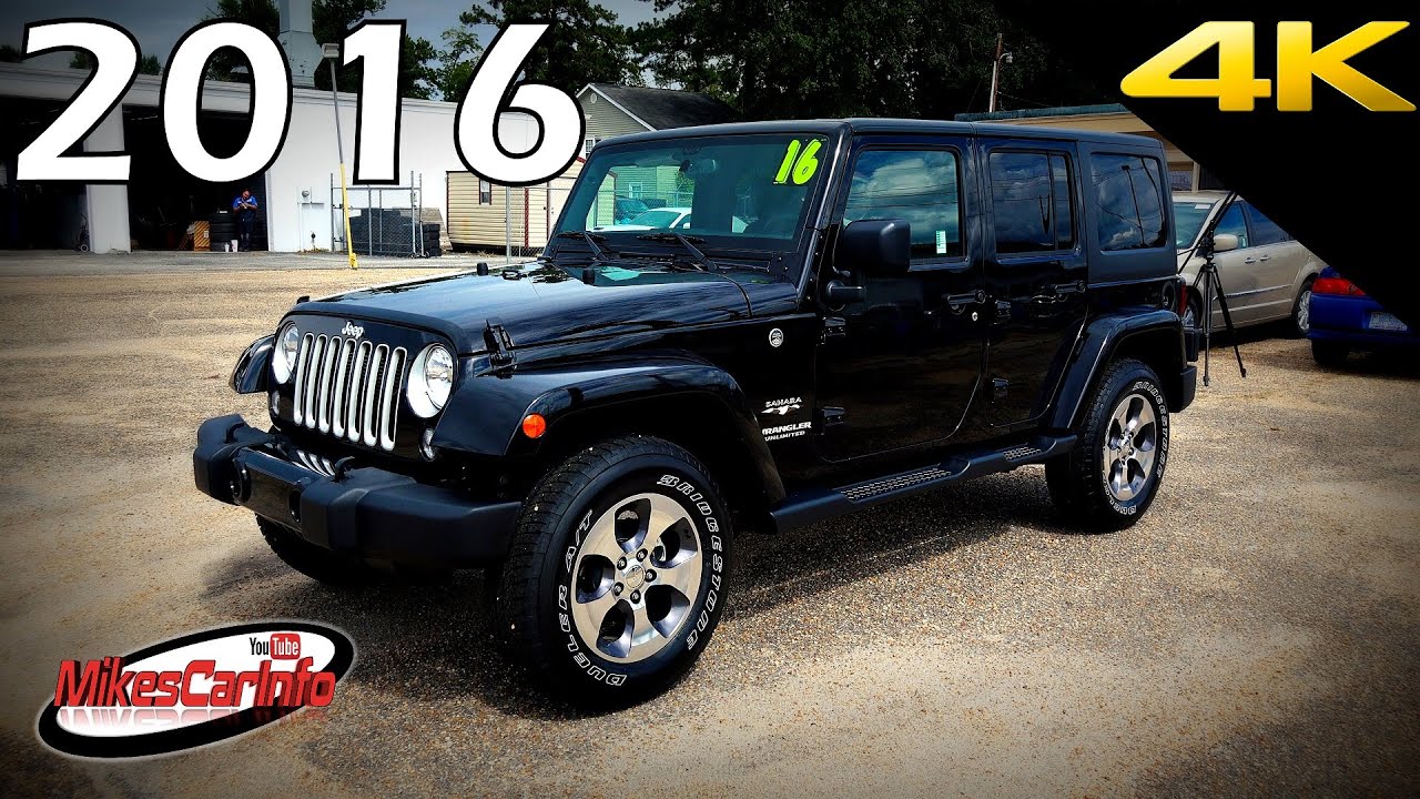 👉 2016 Jeep Wrangler Unlimited Sahara - Ultimate In-Depth Look in 4K