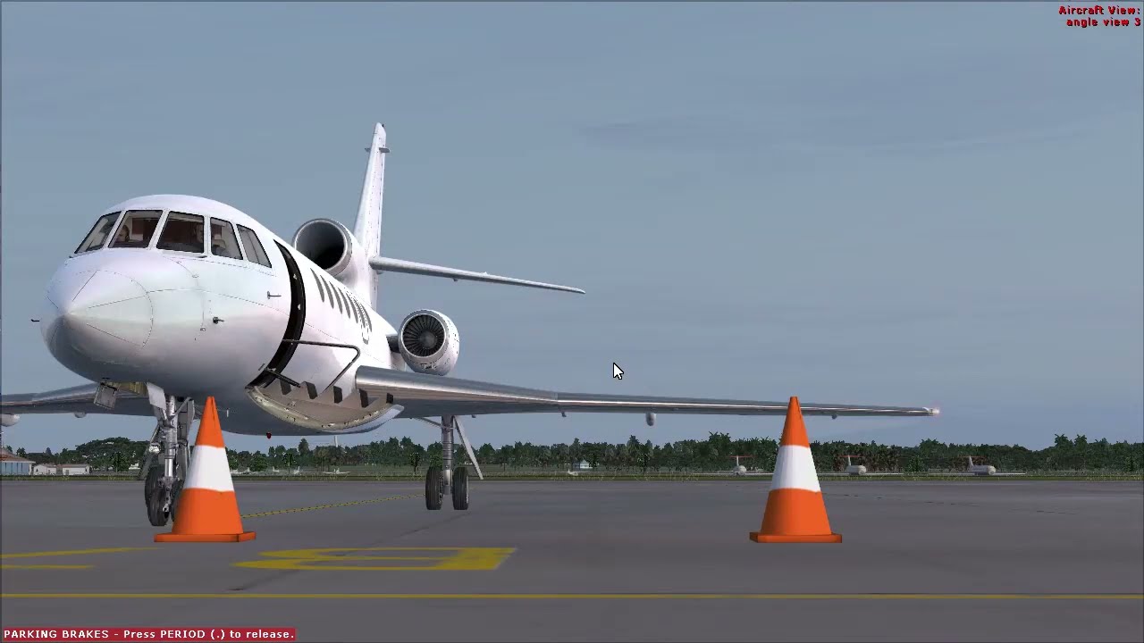 QUICK START UP, TAXI,TAKEOFF AND LAND CARENADO FALCON 50 FSX