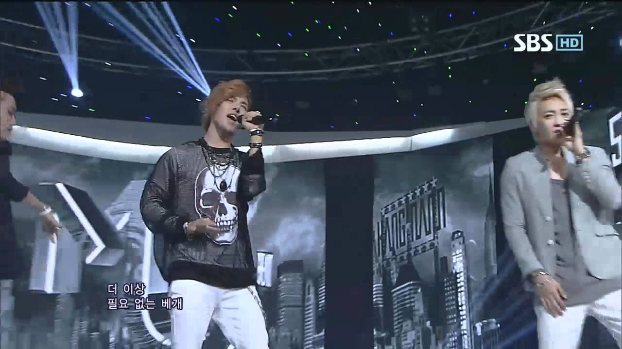 M.I.B [Только мне трудно] @SBS Inkigayo популярный 20120701
