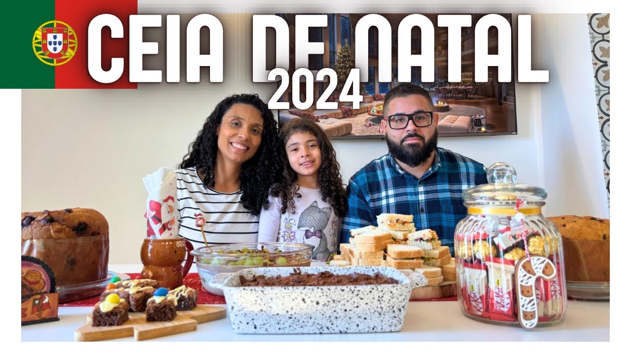 NOSSA CEIA DE NATAL 2024 em PORTUGAL | Mari & Muh
