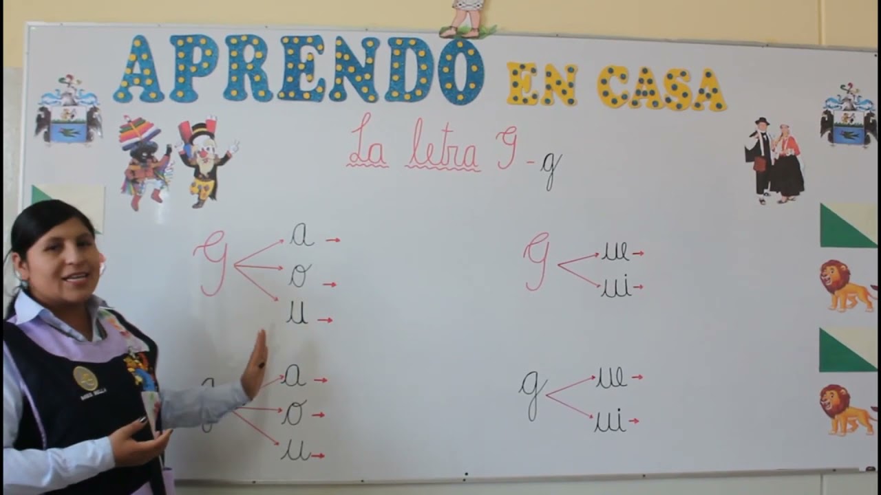 LA LETRA G  g SILABAS, PALABRAS Y ORACIONES PRIMER GRADO