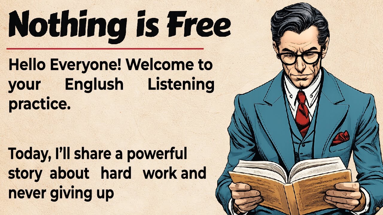 Nothing is Free || Learn English Through Story Level 1 🔥 || English Listening Practice ✅