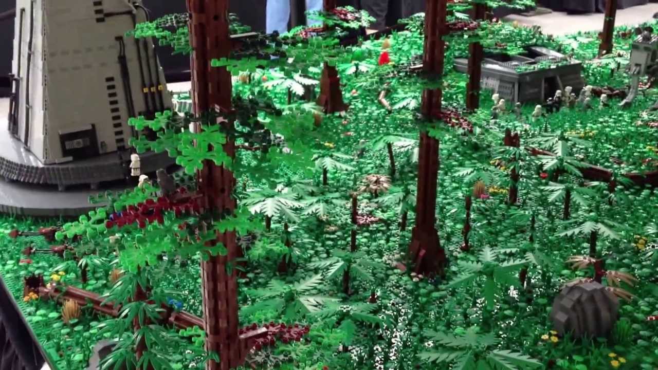 My NEW IMPROVED GREATEST LEGO ENDOR MOC of ALL TIMES!!!!!