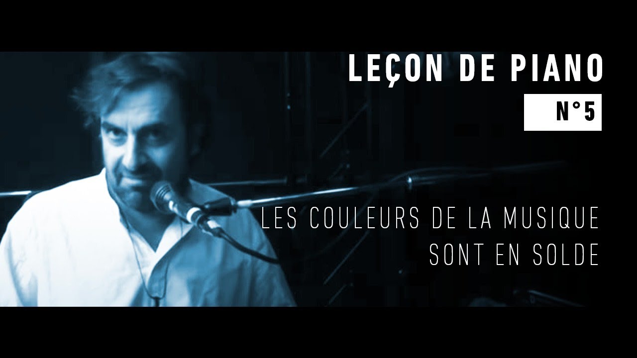 Leçon de piano n°5 : Les couleurs de la musique sont en solde