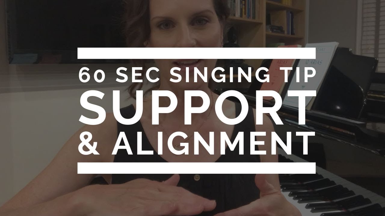 60 Second Singing Tip: Best Alignment for Breath Support | Arden Kaywin Vocal Studio