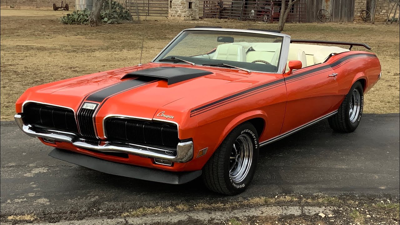 1970 Mercury Cougar Convertible 351W | Competition Orange Drop Top