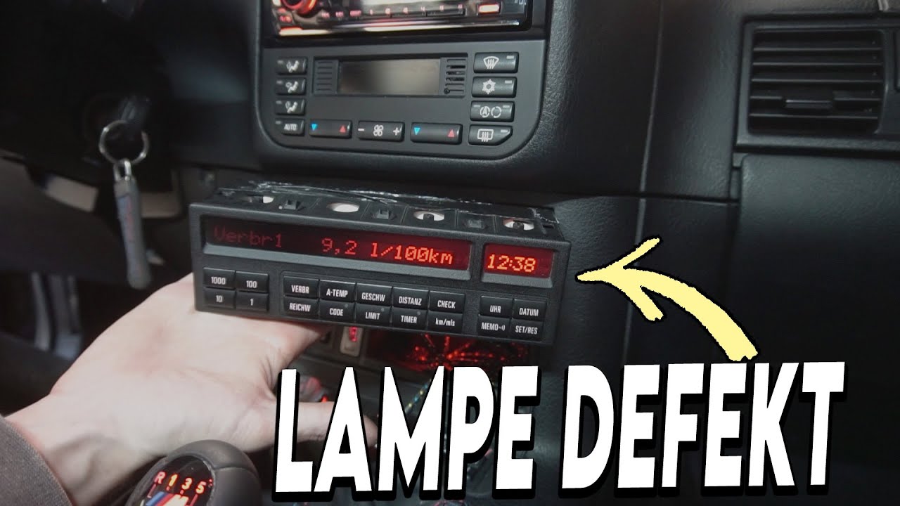 BMW E36 | BCV - ATA Defekte Beleuchtung Tauschen