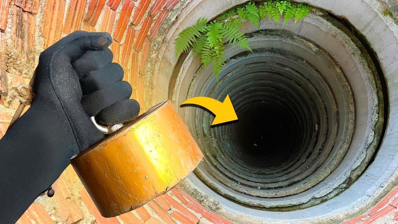 PESCA MAGN&Eacute;TICA EM UM PO&Ccedil;O ABANDONADO MUITO FUNDO