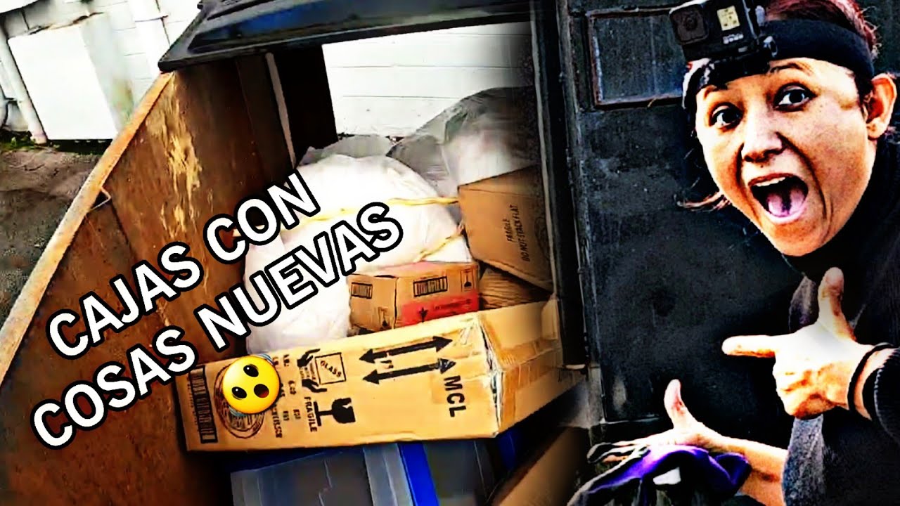 Cosas que tiran en Estados Unidos DUMPSTER DIVING #dumpsterdiving 🔥Basura GRATIS