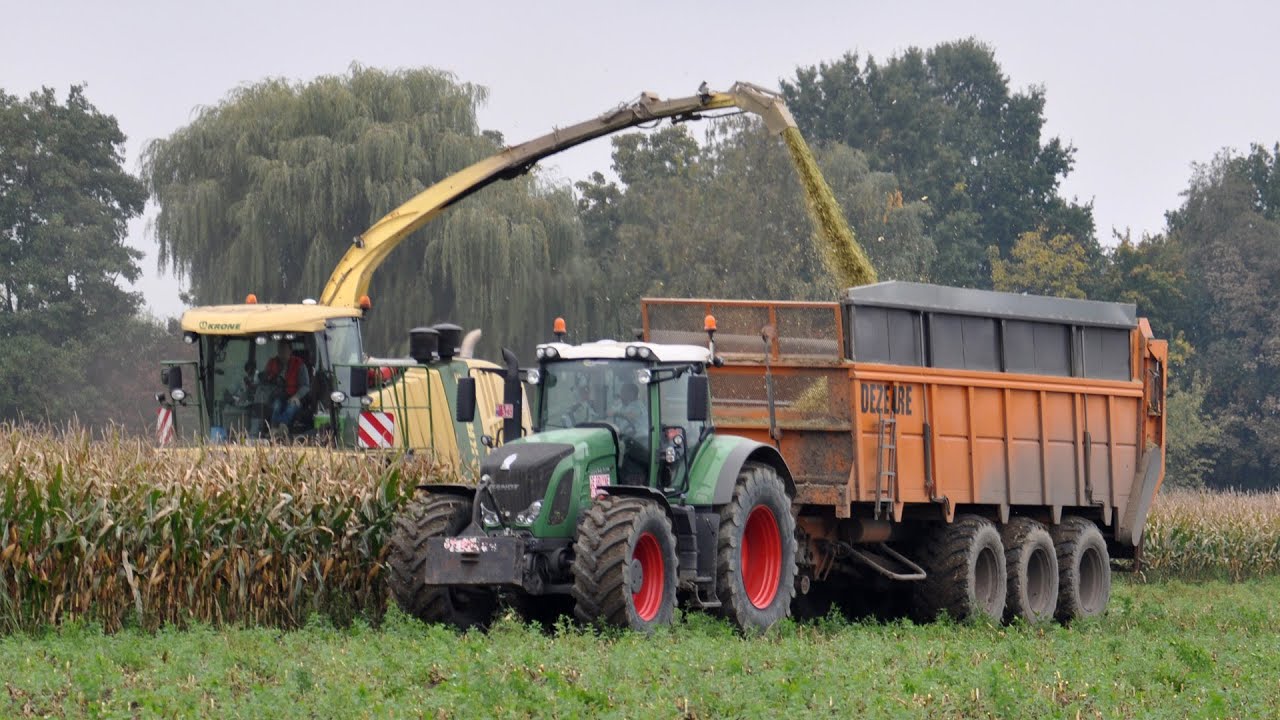 Krone BigX 850 - Loonwerken De Bruyne - mais 2015